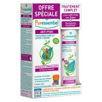 Puressentiel anti - poux traitement complet lotion traitante 100ml avec peigne + shampooing pouxdoux ...