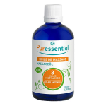Puressentiel base indispensable huile de massage aux 3 huiles vgtales bio 100ml
