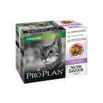 Purina proplan nutri savour sterelised chat adulte dinde gel�e multi sachets 10 x 85g