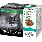 Purina proplan nutri savour sterelised chat adulte poisson gele 10x85g