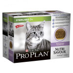 Purina proplan nutrisavour snior sterilized mousse dinde 10x85g