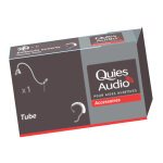 Quies audio tube droit 1 unité Quies audio tube droit 1 unité