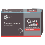Quies embouts grande taille assistant d'ecoute 6 unit�s