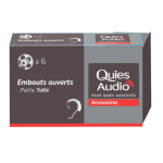 Quies embouts petite taille assistant d'�coute 6 unit�s