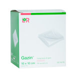 L&r gazin compresse de gaze strile 10cmx10cm 50 x 2 compresses