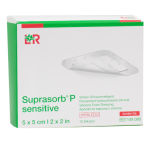 L&r suprasorb p sensitive border lite 5cm x 5cm 10 unit�s