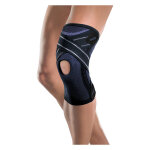 Velpeau laxitral comfort genouillre taille 4 noir bleu