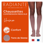 Radiante chaussettes de compression sienne ressource taille 3 classe 2