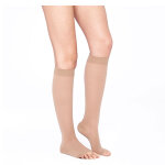 Radiante microvoile chaussettes jarfix pieds ouverts classe 3 court taille 3 naturel