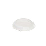 Rebord d'assiette blanc