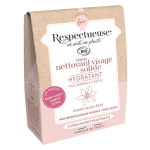 Respectueuse mon nettoyant visage solide hydratant bio 35g + porte - savon v�g�tal offert