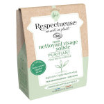Respectueuse mon nettoyant visage solide purifiant bio 35g + porte - savon végétal offert Respectueuse mon nettoyant visage solide purifiant bio 35g + porte - savon végétal offert