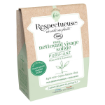 Respectueuse mon nettoyant visage solide purifiant bio 35g + porte - savon végétal offert Respectueuse mon nettoyant visage solide purifiant bio 35g + porte - savon végétal offert