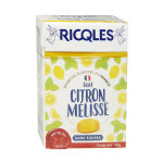 Ricqles bonbons citron melisse sans sucre 40g Ricqles bonbons citron melisse sans sucre 40g
