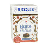 Ricqles bonbons réglisse badiane sans sucre 40g Ricqles bonbons réglisse badiane sans sucre 40g
