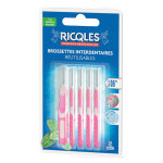 Ricqles brossettes interdentaires réutilisables 0, 6mm 5 unités Ricqles brossettes interdentaires réutilisables 0, 6mm 5 unités