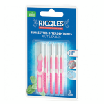 Ricqles brossettes interdentaires réutilisables 0, 6mm 5 unités Ricqles brossettes interdentaires réutilisables 0, 6mm 5 unités