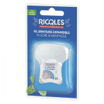 Ricqles fil dentaire expansible fluoré et mentholé 40m Ricqles fil dentaire expansible fluoré et mentholé 40m