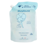 Rivadouce eco - recharge gel douche coton & amande 750ml Rivadouce eco - recharge gel douche coton & amande 750ml