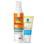 La roche posay anthelios dermo - pediatrics crme solaire enfant spray spf50 + 200ml + lipikar huile ...