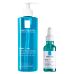 La roche - posay effaclar routine anti - imperfections gel moussant purifiant 400ml & srum ultra concentr ...