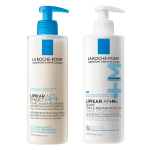 La roche - posay lipikar routine peau atopique syndet ap + crme lavante 400ml & baume ap + max 400ml ...