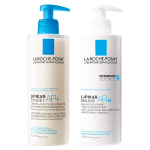 La roche - posay lipikar routine peau sche syndet ap + crme lavante 400ml & baume ap + m triple rparation ...