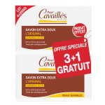 Rog cavaills savon surgras extra doux 250g lot de 3 + 1 gratuit