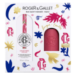 Roger & gallet coffret eau parfumée bienfaisante gingembre rouge 100 ml et sa bougie parfumée Roger & gallet coffret eau parfumée bienfaisante gingembre rouge 100 ml et sa bougie parfumée