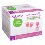 Saforelle protections coupe menstruelle cup protect taille 2 2 unit�s