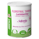 Saforelle protections tampon florgynal probiotique super avec applicateur 9 units