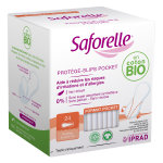 Saforelle protections protège - slips pocket en coton bio 24 unités Saforelle protections protège - slips pocket en coton bio 24 unités