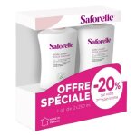 Saforelle soin & hygi�ne soin lavant doux lot de 2 x 250ml