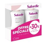 Saforelle soin & hygi�ne soin lavant doux lot de 2 x 500ml