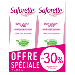 Saforelle soin & hygine soin lavant doux lot de 2 x 500ml