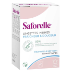 Saforelle soin & hygi�ne lingettes intimes biod�gradables individuelles 10 sachets