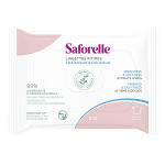 Saforelle soin & hygine lingettes intimes biodgradables pocket 10 units