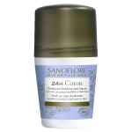 Sanoflore dodorant fracheur coton roll - on 24h bio 50ml