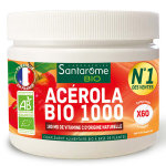 Santarome bio acérola bio 1000 60 comprimés à croquer Santarome bio acérola bio 1000 60 comprimés à croquer