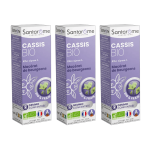 Santarome bio - bourgeon de cassis bio - g�mmoth�rapie - lot de 3 flacons 30ml