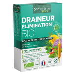 Santarome bio draineur elimination bio - 20 ampoules