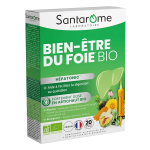 Santarome bio - bien - etre du foie - aide � la digestion - 20 ampoules