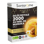 Santarome bio - gel�e royale 2000 miel de manuka bio - 20 ampoules