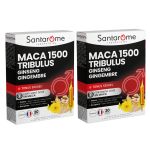 Santarome bio maca 1500 tribulus ginseng gingembre tonus sexuel 20 ampoules