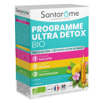 Santarome bio - programme ultra d�tox bio - d�tox globale - 30 ampoules