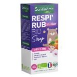 Santarome bio respi'rub sirop enfant bio propolis got fraise 100 ml