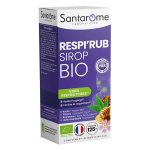 Santarome bio - respi'rub sirop bio - voies respiratoires encombr�es - 125ml