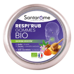 Santarome bio respir'rub gommes bio gorges irrit�es propolis 45 gr
