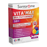 Santarome bio vita'max multivitamines s�nior energie & vitalit� 30 comprim�s