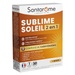 Santarome - compl�ment solaire - autobronzant & protecteur solaire - 30 g�lules